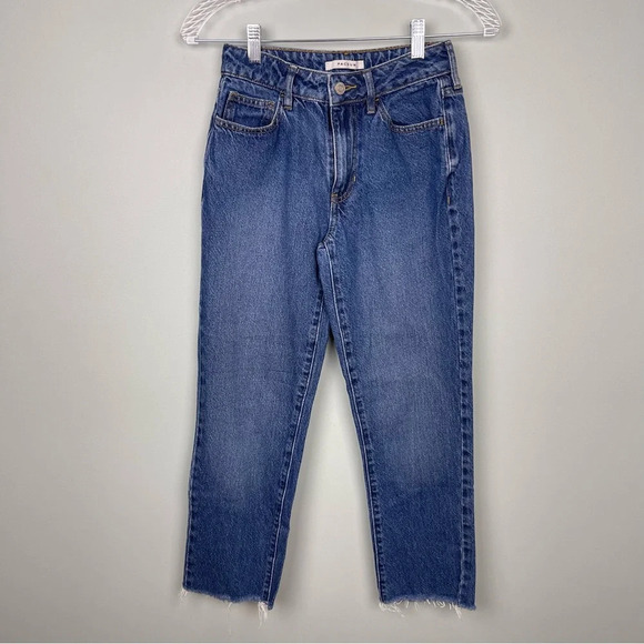 Pacsun Mom Jean Raw Hem Size 23 - Picture 2 of 6